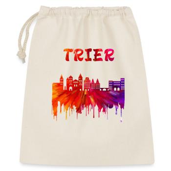 Trier Syline Design / Geschenkidee - Geschenkbeutel aus Baumwolle (40 x 50 cm) - Natur - Vorne