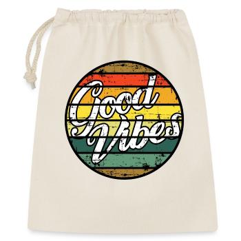 Retro Vintage Feel Good - Gift Bag 40 x 50 cm - nature - Front