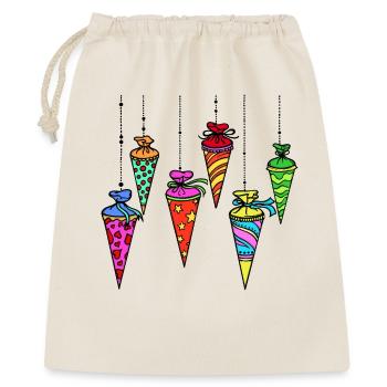 School bag School start School start School start - Gift Bag 40 x 50 cm - nature - Front