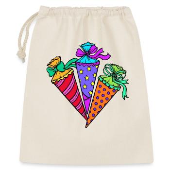 School bag School start school start preschool - Gift Bag 40 x 50 cm - nature - Front