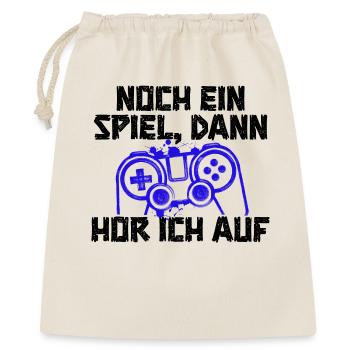 Controller Spieler Zocker Games Spieler Nerd - Geschenkbeutel aus Baumwolle (40 x 50 cm) - Natur - Vorne