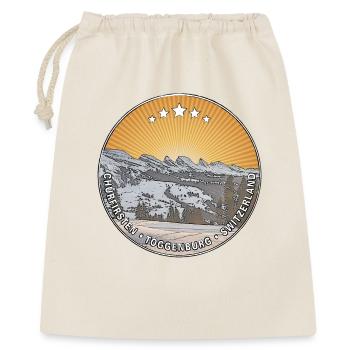 Churfirsten Toggenburg Switzerland - Geschenkbeutel aus Baumwolle (40 x 50 cm) - Natur - Vorne