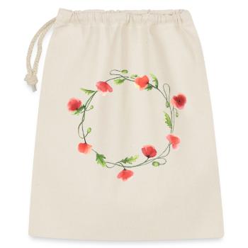 Couronne de pavot II - Sac cadeau 40 x 50 cm - nature - Devant
