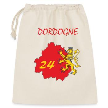 Dordogne - Geschenkbeutel aus Baumwolle (40 x 50 cm) - Natur - Vorne