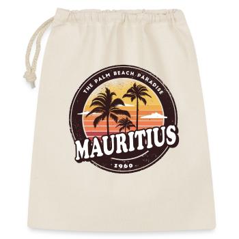 Mauritius Vintage Beach Design / Gift Idea - Gift Bag 40 x 50 cm - nature - Front