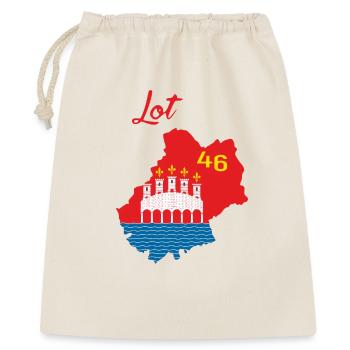 Los - Geschenkbeutel aus Baumwolle (40 x 50 cm) - Natur - Vorne