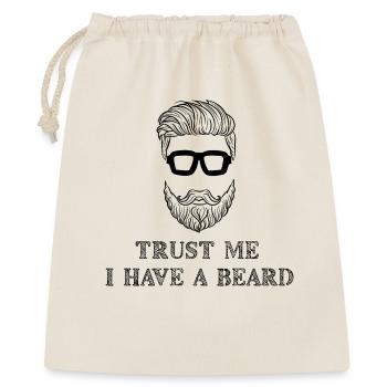 Beard Wearer Beard Statement Mustache Humorous - Gift Bag 40 x 50 cm - nature - Front