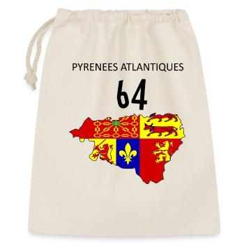 Pyrénées atlantiques - Sac cadeau 40 x 50 cm - nature - Devant