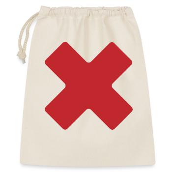 Crimson X Geometric Tee - Gift Bag 40 x 50 cm - nature - Front