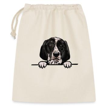 Auvergne Pointer Dog für Peeking Dog Lovers - Geschenkbeutel aus Baumwolle (40 x 50 cm) - Natur - Vorne