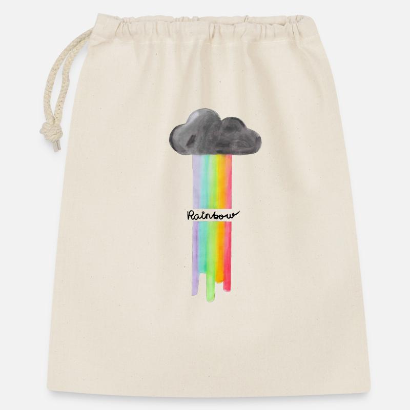 Rainbow Cloud Drops - Gift Bag 40 x 50 cm - nature