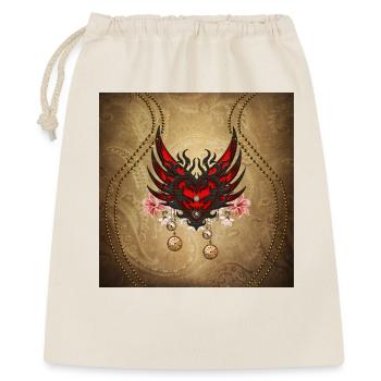 Elegant steampunk heart with watches. - Gift Bag 40 x 50 cm - nature - Front