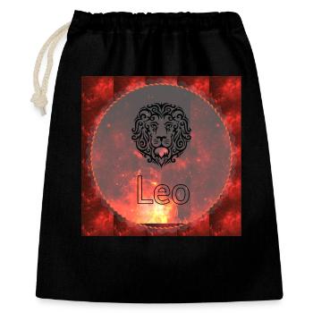 leo - Gift Bag 40 x 50 cm - black - Front