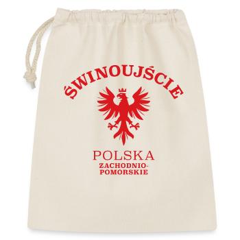 SWINOUJSCIE Swinemünde Polen Polska - Geschenkbeutel aus Baumwolle (40 x 50 cm) - Natur - Vorne