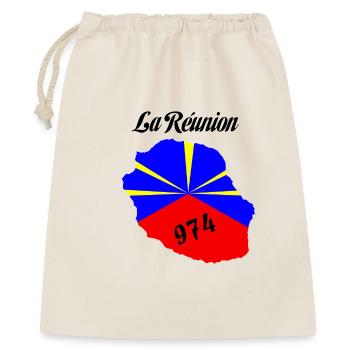 la réunion - Sac cadeau 40 x 50 cm - nature - Devant