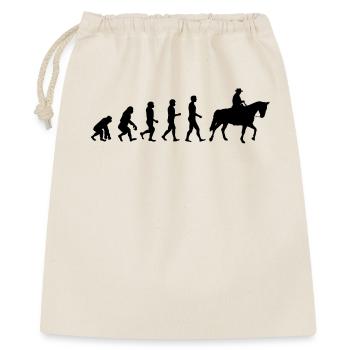 Islandpferde Pferdeliebe Pferdefan Galopp - Geschenkbeutel aus Baumwolle (40 x 50 cm) - Natur - Vorne