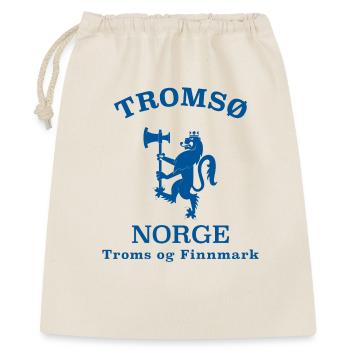 TROMSO Norwegen Norway Norge - Geschenkbeutel aus Baumwolle (40 x 50 cm) - Natur - Vorne