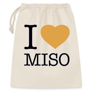 I LOVE MISO Sushi - Gift Bag 40 x 50 cm - nature - Front