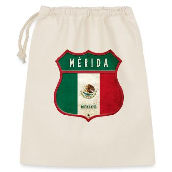 Mérida Mexico Conception des armoiries - Sac cadeau 40 x 50 cm - nature - Devant