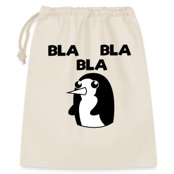 Kalt Pinguin Spruch Zoo Tier Seevogel Südpol - Geschenkbeutel aus Baumwolle (40 x 50 cm) - Natur - Vorne