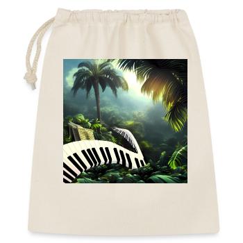 Piano in the jungle - Gift Bag 40 x 50 cm - nature - Front