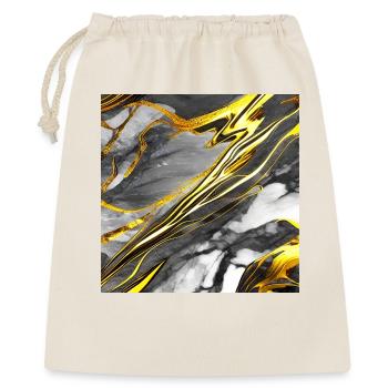 Marble Black Gold Texture - Gift Bag 40 x 50 cm - nature - Front