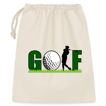 Golf - Sac cadeau 40 x 50 cm - nature - Devant