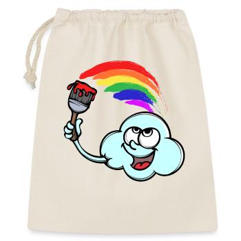Regenbogen Lgbt Sexualität Rechte Homosexueller - Geschenkbeutel aus Baumwolle (40 x 50 cm) - Natur - Vorne