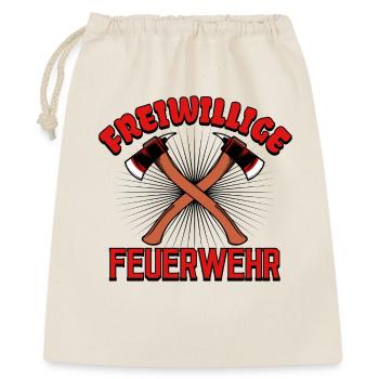 Déclaration du sauveteur des pompiers Arrêt des travaux - Sac cadeau 40 x 50 cm - nature - Devant