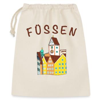 Füssen, vieille ville romantique, château, Bavière - Sac cadeau 40 x 50 cm - nature - Devant