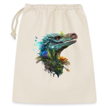 Vélociraptor bleu - Sac cadeau 40 x 50 cm - nature - Devant