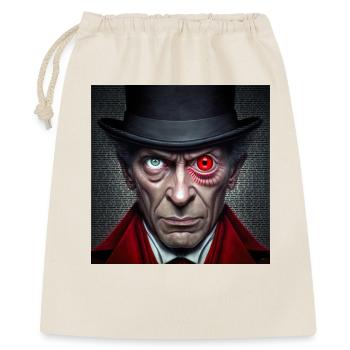 Visage double œil rouge vert- Conspircay - Sac cadeau 40 x 50 cm - nature - Devant