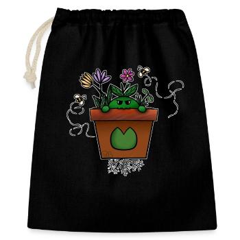 Pot2Pousse ! Par Pousse2Bambou ! - Gift Bag 40 x 50 cm - black - Front