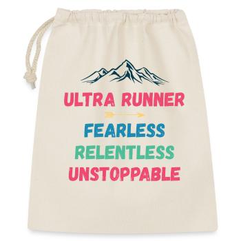 Ultra Runnner - Intrépide. Implacable. Imparable. - Sac cadeau 40 x 50 cm - nature - Devant