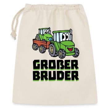 Landwirt Traktor Statement Schlepper Nutzfahrzeug - Geschenkbeutel aus Baumwolle (40 x 50 cm) - Natur - Vorne