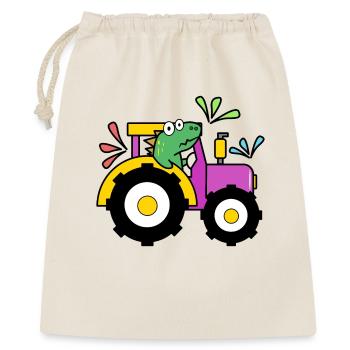 Tractor Farmer Agriculture Vehicle Organic Farmer - Gift Bag 40 x 50 cm - nature - Front