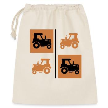 tracteur véhicule à moteur tracteur de terrain tracteur Bauer - Sac cadeau 40 x 50 cm - nature - Devant
