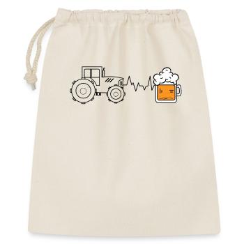 Tracteur de véhicule à moteur Véhicule utilitaire Champ agricole arable - Sac cadeau 40 x 50 cm - nature - Devant