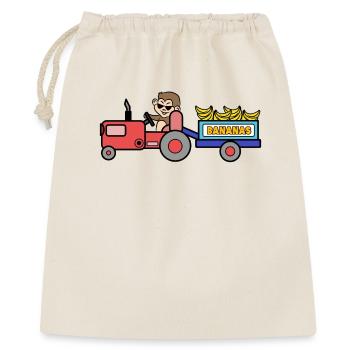 Landwirtschaft Traktor Biobauer Ackerbau Bauer - Geschenkbeutel aus Baumwolle (40 x 50 cm) - Natur - Vorne