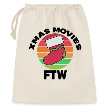 Regarder des films de nuit cinéma en streaming - Sac cadeau 40 x 50 cm - nature - Devant