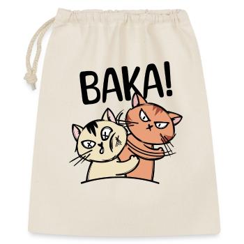 Baka Manga Cat Anime Comic Animation Saying - Gift Bag 40 x 50 cm - nature - Front