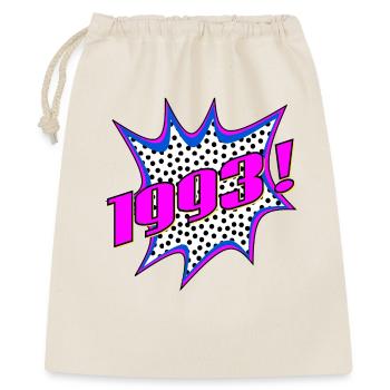 POP ART LETTERING VINTAGE 1993 - Gift Bag 40 x 50 cm - nature - Front