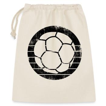 Handball Ball - Geschenkbeutel aus Baumwolle (40 x 50 cm) - Natur - Vorne