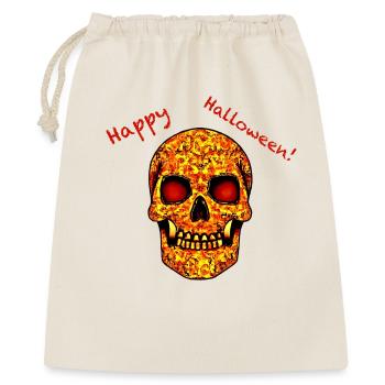 Scary Halloween skull - Gift Bag 40 x 50 cm - nature - Front