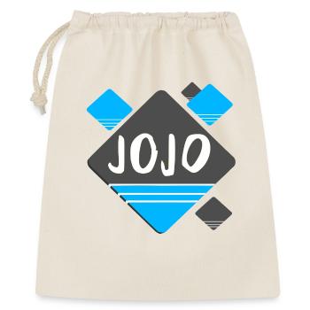 Jojo - Geschenkbeutel aus Baumwolle (40 x 50 cm) - Natur - Vorne