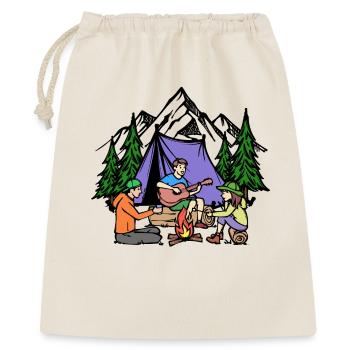 Campsite Relaxing Camping Nature Mountains Camping - Gift Bag 40 x 50 cm - nature - Front
