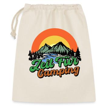 Campsite Camping Statement Mountains Camper - Gift Bag 40 x 50 cm - nature - Front