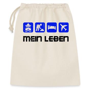 Job Statement Arbeiter Angestellter Arbeit - Geschenkbeutel aus Baumwolle (40 x 50 cm) - Natur - Vorne