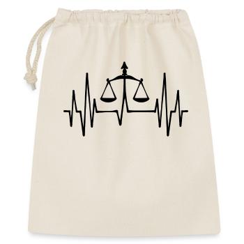 Karriere Jurist Job Beruf Angestellter Arbeiter - Geschenkbeutel aus Baumwolle (40 x 50 cm) - Natur - Vorne