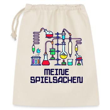 Beruf Wissenschafter Statement Workaholic Karriere - Geschenkbeutel aus Baumwolle (40 x 50 cm) - Natur - Vorne